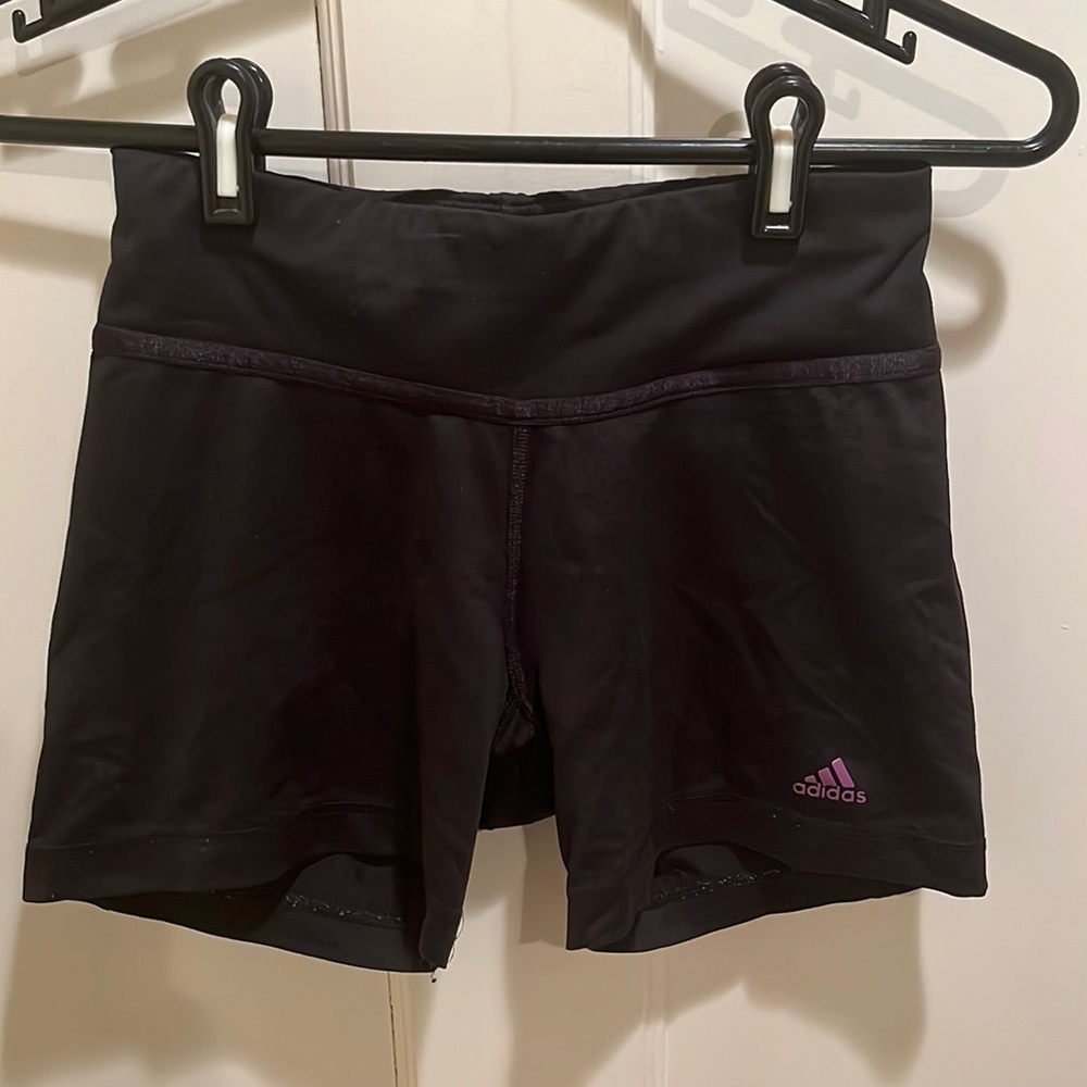 Adidas black spandex
